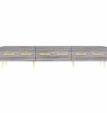 VidaXL Tv-meubel 150x36x30 cm bewerkt hout grijs sonoma eikenkleurig