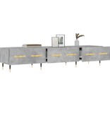 VidaXL Tv-meubel 150x36x30 cm bewerkt hout betongrijs