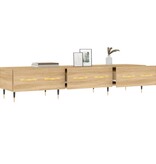 VidaXL Tv-meubel 150x36x30 cm bewerkt hout sonoma eikenkleurig