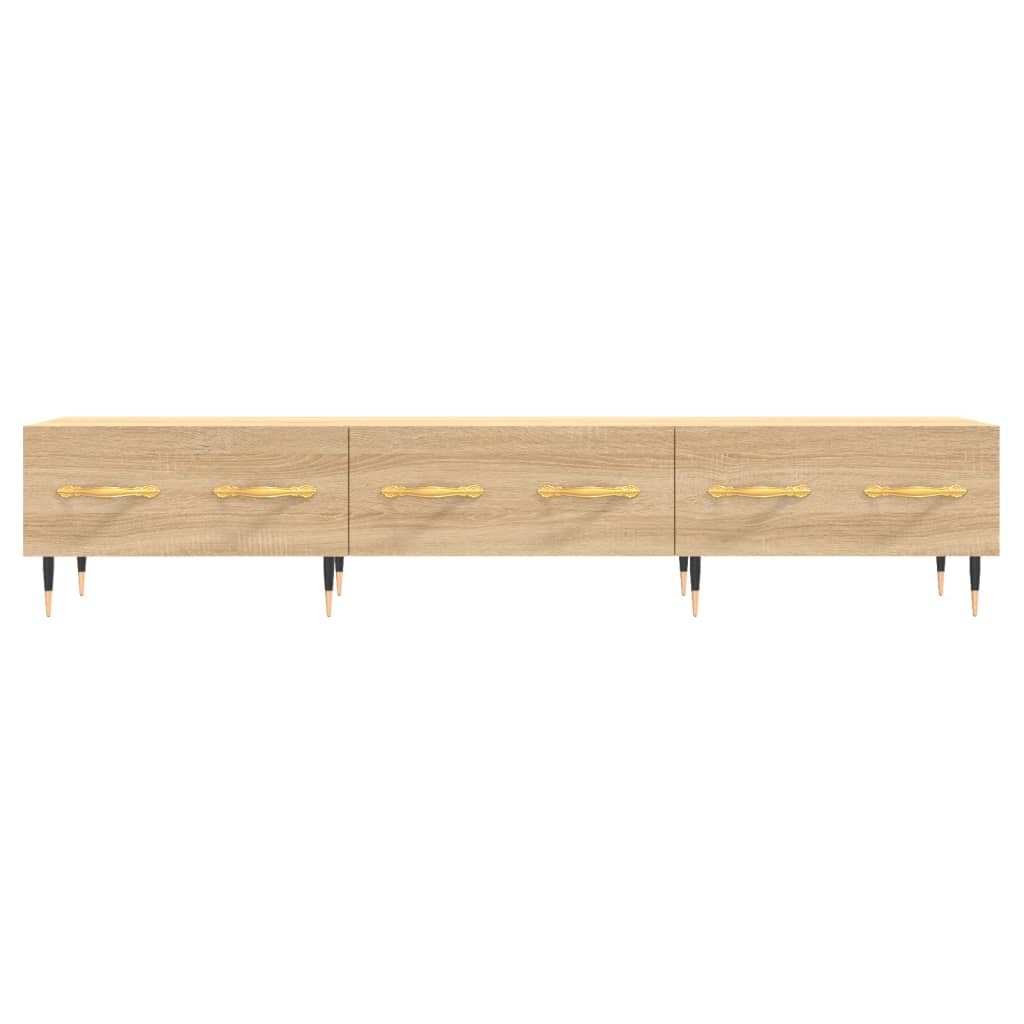 VidaXL Tv-meubel 150x36x30 cm bewerkt hout sonoma eikenkleurig