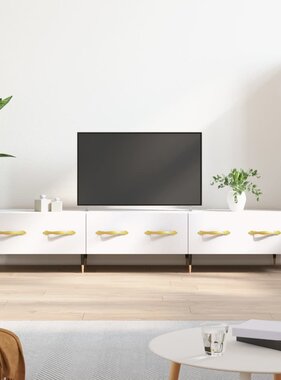 VidaXL Tv-meubel 150x36x30 cm bewerkt hout wit