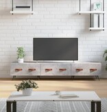 VidaXL Tv-meubel 150x36x30 cm bewerkt hout betongrijs