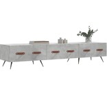 VidaXL Tv-meubel 150x36x30 cm bewerkt hout betongrijs