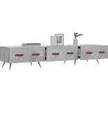 VidaXL Tv-meubel 150x36x30 cm bewerkt hout betongrijs