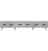 VidaXL Tv-meubel 150x36x30 cm bewerkt hout betongrijs