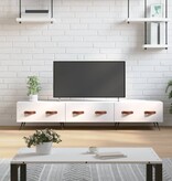 VidaXL Tv-meubel 150x36x30 cm bewerkt hout wit