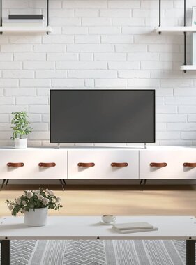 VidaXL Tv-meubel 150x36x30 cm bewerkt hout wit