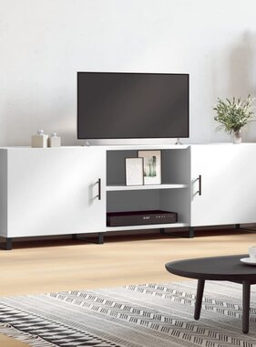 VidaXL Tv-meubel 150x30x50 cm bewerkt hout wit