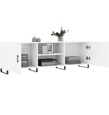 VidaXL Tv-meubel 150x30x50 cm bewerkt hout wit