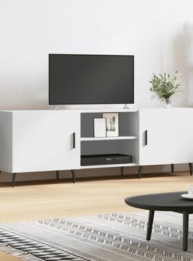 VidaXL Tv-meubel 150x30x50 cm bewerkt hout wit
