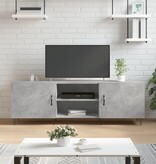 VidaXL Tv-meubel 150x30x50 cm bewerkt hout betongrijs