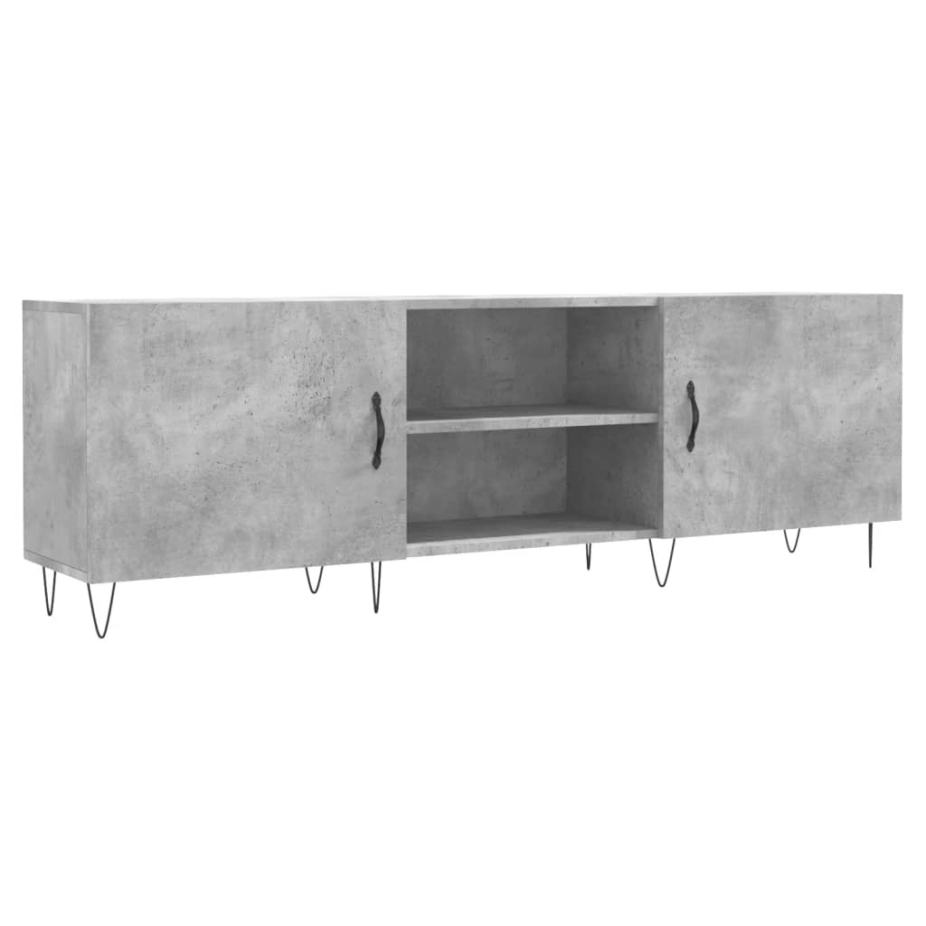 VidaXL Tv-meubel 150x30x50 cm bewerkt hout betongrijs