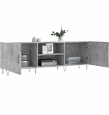VidaXL Tv-meubel 150x30x50 cm bewerkt hout betongrijs