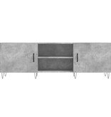 VidaXL Tv-meubel 150x30x50 cm bewerkt hout betongrijs
