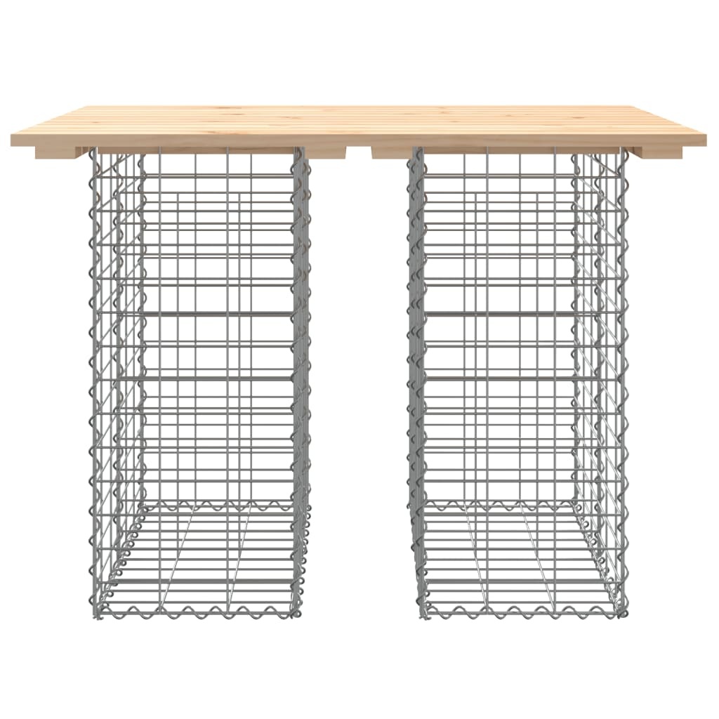 vidaXL Tuinbank schanskorfontwerp 100x70x72 cm massief grenenhout