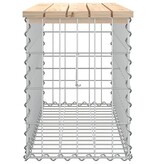 VidaXL Tuinbank schanskorfontwerp 83x31,5x42 cm massief grenenhout