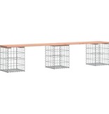 VidaXL Tuinbank schanskorfontwerp 203x31x42 cm massief douglashout