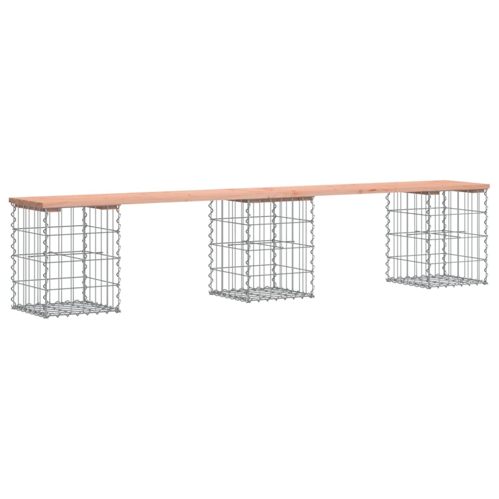 VidaXL Tuinbank schanskorfontwerp 203x31x42 cm massief douglashout