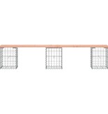 VidaXL Tuinbank schanskorfontwerp 203x31x42 cm massief douglashout