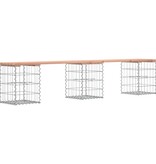VidaXL Tuinbank schanskorfontwerp 203x31x42 cm massief douglashout