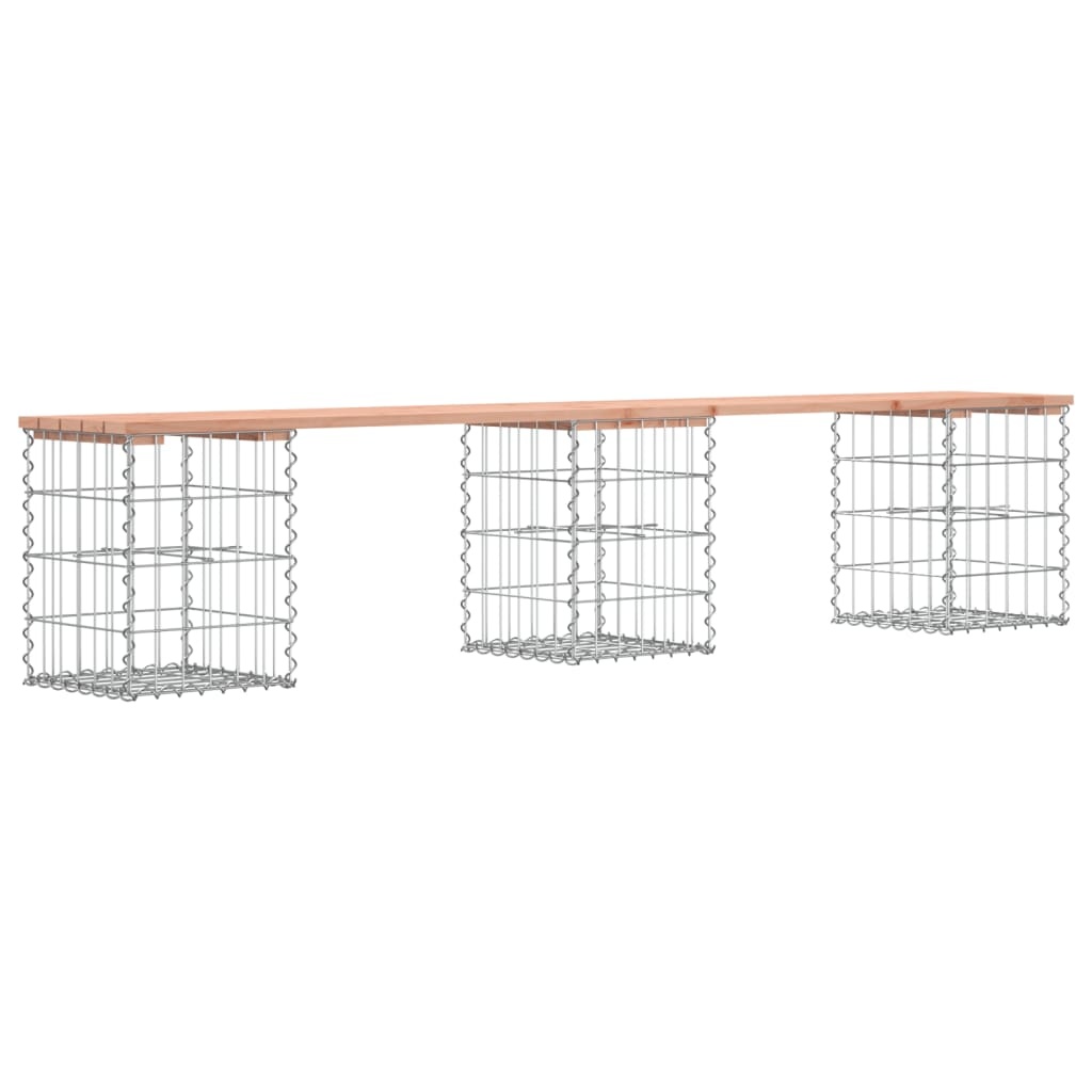 VidaXL Tuinbank schanskorfontwerp 203x31x42 cm massief douglashout