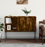 VidaXL Dressoir 100x40x79,5 cm bewerkt hout gerookt eikenkleurig