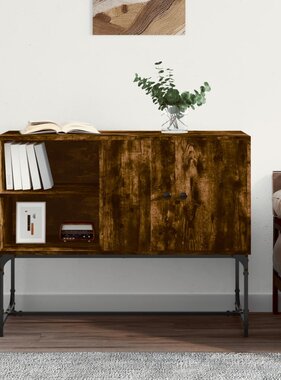 VidaXL Dressoir 100x40x79,5 cm bewerkt hout gerookt eikenkleurig