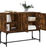 VidaXL Dressoir 100x40x79,5 cm bewerkt hout gerookt eikenkleurig