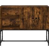 VidaXL Dressoir 100x40x79,5 cm bewerkt hout gerookt eikenkleurig