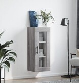 VidaXL Hangkast 34,5x34x90 cm grijs sonoma eikenkleurig