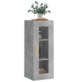 VidaXL Hangkast 34,5x34x90 cm betongrijs