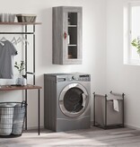 VidaXL Hangkast 34,5x34x90 cm grijs sonoma eikenkleurig