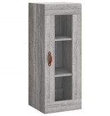 VidaXL Hangkast 34,5x34x90 cm grijs sonoma eikenkleurig