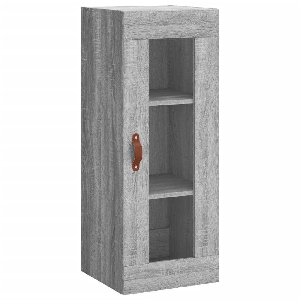VidaXL Hangkast 34,5x34x90 cm grijs sonoma eikenkleurig