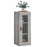 VidaXL Hangkast 34,5x34x90 cm grijs sonoma eikenkleurig