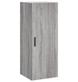 VidaXL Hangkast 34,5x34x90 cm grijs sonoma eikenkleurig