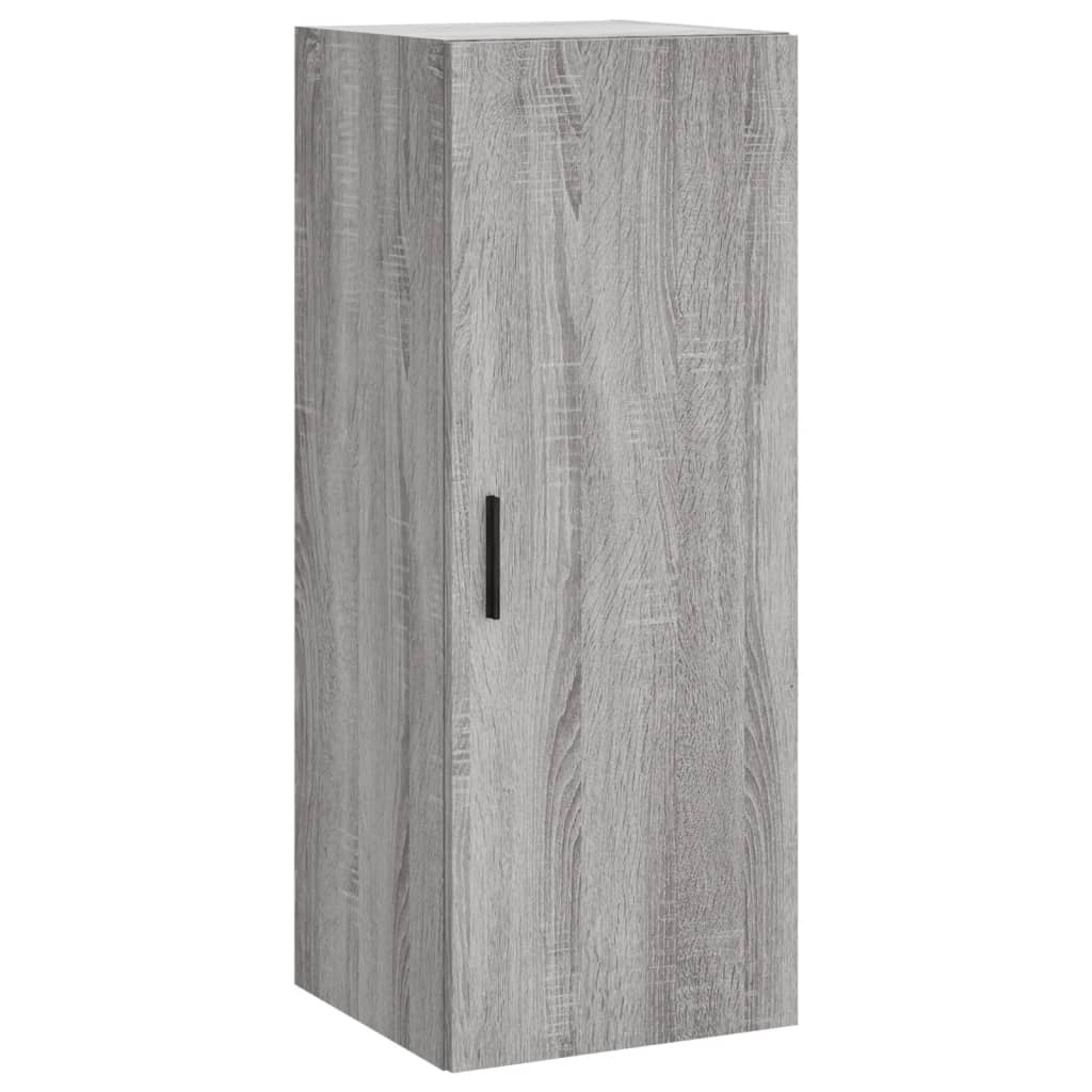 VidaXL Hangkast 34,5x34x90 cm grijs sonoma eikenkleurig