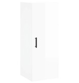 VidaXL Hangkast 34,5x34x90 cm hoogglans wit