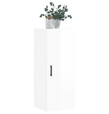 VidaXL Hangkast 34,5x34x90 cm hoogglans wit