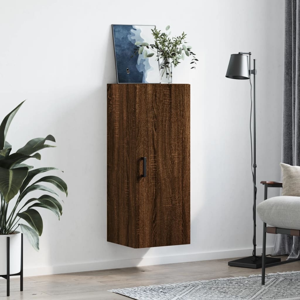 VidaXL Hangkast 34,5x34x90 cm bruineikenkleurig