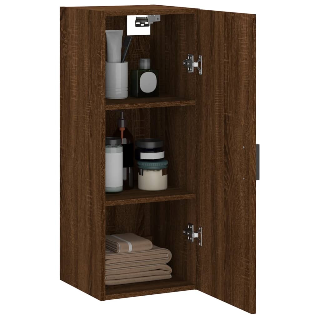 VidaXL Hangkast 34,5x34x90 cm bruineikenkleurig