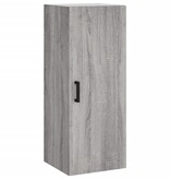VidaXL Hangkast 34,5x34x90 cm grijs sonoma eikenkleurig