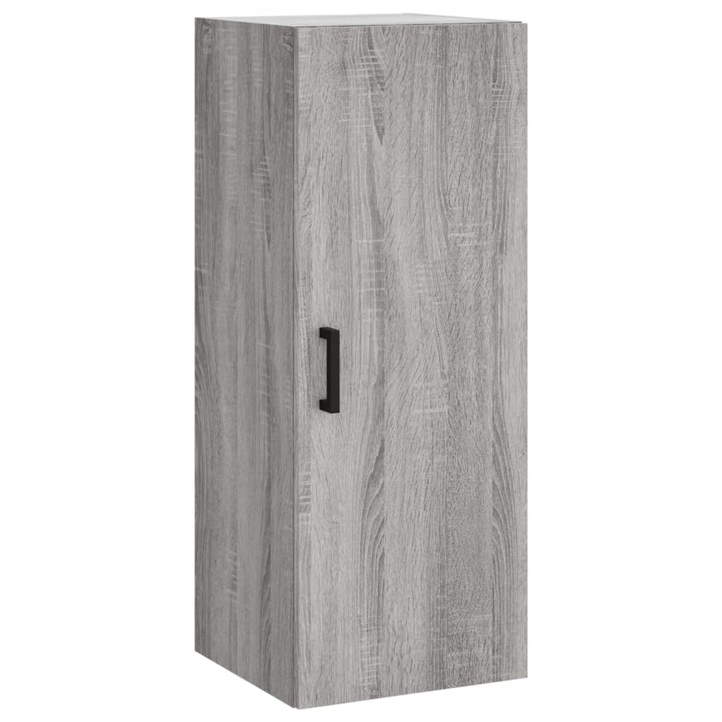 VidaXL Hangkast 34,5x34x90 cm grijs sonoma eikenkleurig