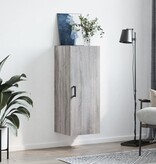VidaXL Hangkast 34,5x34x90 cm grijs sonoma eikenkleurig