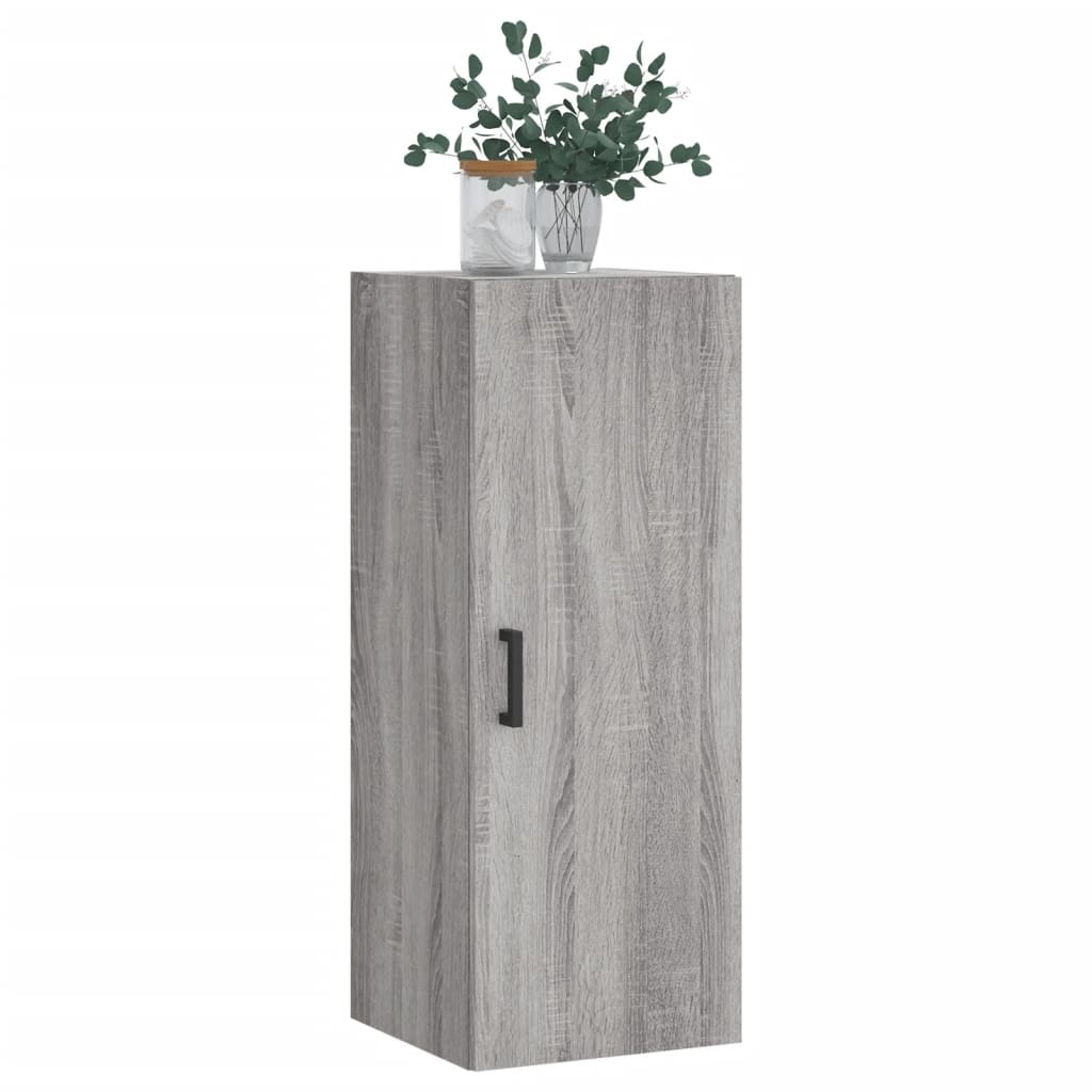 VidaXL Hangkast 34,5x34x90 cm grijs sonoma eikenkleurig