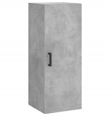 VidaXL Hangkast 34,5x34x90 cm betongrijs