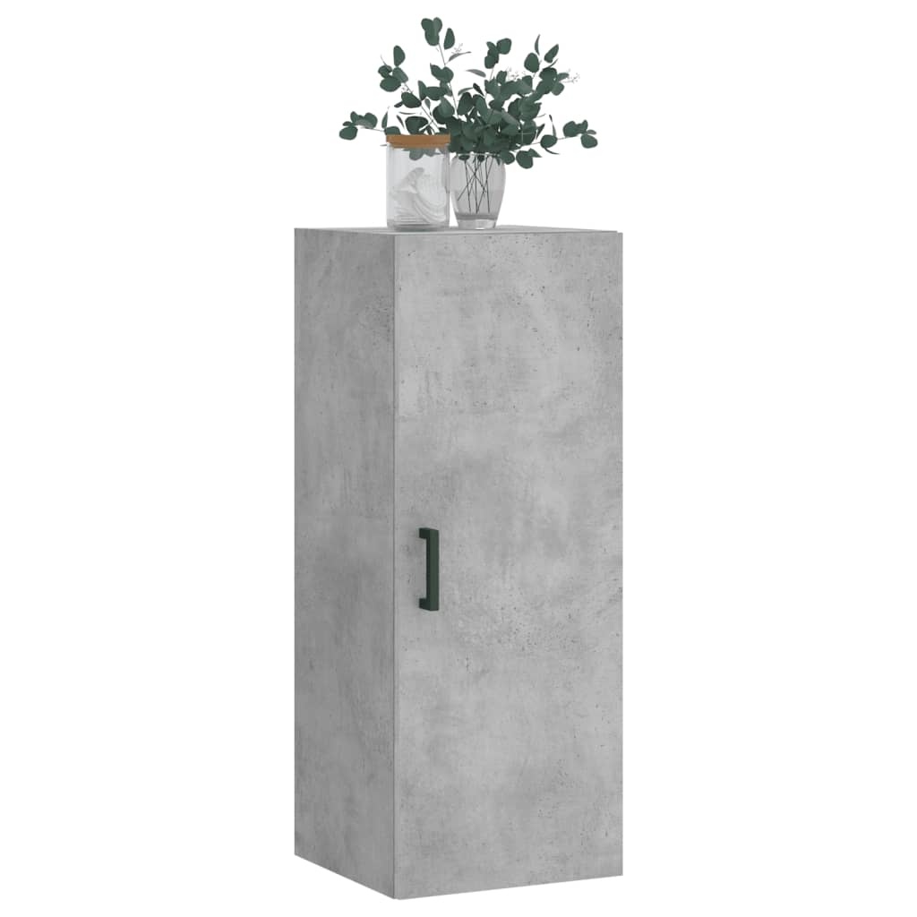 VidaXL Hangkast 34,5x34x90 cm betongrijs