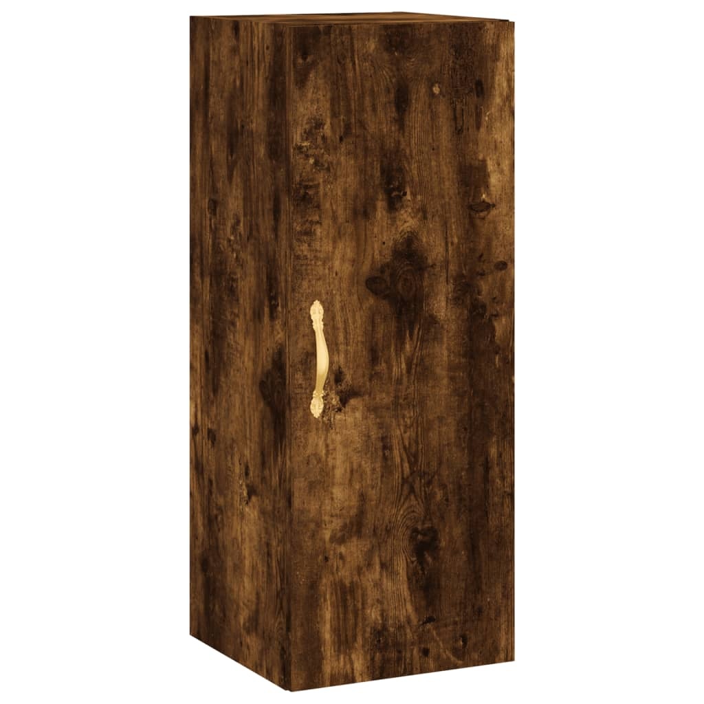 VidaXL Hangkast 34,5x34x90 cm gerookt eikenkleurig