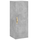 VidaXL Hangkast 34,5x34x90 cm betongrijs