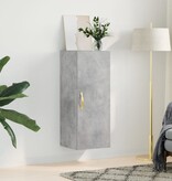 VidaXL Hangkast 34,5x34x90 cm betongrijs